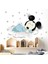 No.9 Stili 3D Karikatür Mickey Minnie Mouse Bebek Ev Çıkartmaları Çocuk Odası Için Duvar Çıkartmaları Prenses Odası Etiket (Yurt Dışından) 4