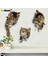XP2004 Stili Sunchamo Sevimli Kedi 3D Kırık Tuvalet Etiket Duvar Çıkartmaları Buzdolabı Araba Koltuğu Dıy Oturma Banyo Odası Ev Dekor Wallstickers Yatak Odası (Yurt Dışından) 3