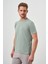 Erkek Çağla Yeşili Basic Bisiklet Yaka Dynamic Fit T-Shirt 3