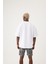 Erkek Hard To Explain Oversize Beyaz T-Shirt 4