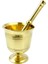 Döküm Pirinç Sarı Tokmak Havan Sarımsak Ezici 12CM 3no 1