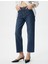 Straight Jean Kot Pantolon Düz Paça Esnemeyen Pamuklu Cepli - Eve Jean 3