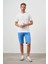 Erkek Ekru Basic Bisiklet Yaka Dynamic Fit T-Shirt 4