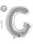 G - Harf Folyo Balon Gümüş (100 Cm) 1