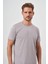 Erkek Antrasit Basic Bisiklet Yaka Dynamic Fit T-Shirt 3