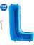 L - Harf Folyo Balon Mavi (100 Cm) 1