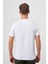 Erkek Beyaz Basic Bisiklet Yaka Dynamic Fit T-Shirt 5