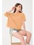 Kadın Düşük Omuz Detaylı Oversize T-Shirt 5