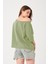 Kadın Düşük Omuz Detaylı Oversize T-Shirt 2