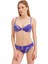 Desenli Kaplı Mor Bikini Takım 2
