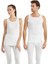 Thermal Sıfır Kol Atlet Unisex İçlik Beyaz C0T6N2O9 2