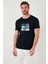 Pamuklu Slim Fit Bisiklet Yaka T Shirt Erkek T Shirt 646R8010 3