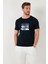 Pamuklu Slim Fit Bisiklet Yaka T Shirt Erkek T Shirt 646R8010 4