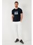 Pamuklu Slim Fit Bisiklet Yaka T Shirt Erkek T Shirt 646R8010 5