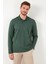 % 100 Pamuk Slim Fit Polo Yaka Sweat Erkek Sweat 5905707 4