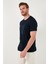 Pamuklu Slim Fit Bisiklet Yaka T Shirt Erkek T Shirt 646R7940 2