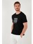 Pamuklu Slim Fit Bisiklet Yaka T Shirt Erkek T Shirt 646R8130 5