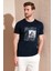 Pamuklu Slim Fit Bisiklet Yaka T Shirt Erkek T Shirt 646R8320 1