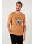 Pamuklu Slim Fit Bisiklet Yaka T Shirt Erkek T Shirt 646R8320 4