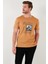 Pamuklu Slim Fit Bisiklet Yaka T Shirt Erkek T Shirt 646R8320 5