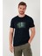 Pamuklu Slim Fit Bisiklet Yaka T Shirt Erkek T Shirt 646R8120 2