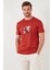 Pamuklu Slim Fit Bisiklet Yaka T Shirt Erkek T Shirt 646R8290 5