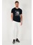 Pamuklu Slim Fit Bisiklet Yaka T Shirt Erkek T Shirt 646R8320 3