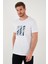 Pamuklu Slim Fit Bisiklet Yaka T Shirt Erkek T Shirt 646R7950 2