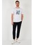 Pamuklu Slim Fit Bisiklet Yaka T Shirt Erkek T Shirt 646R7950 3