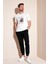 Pamuklu Slim Fit Bisiklet Yaka T Shirt Erkek T Shirt 646R8320 2