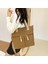 Tembel Tarzı Büyük Kapasiteli Çanta Kadın Yeni Kore Tarzı Moda Basit Omuz Çantası Rahat Hafif Çok Yönlü Crossbody Çanta (Yurt Dışından) 3