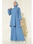 Kadın Indigo Tunik Pantolon Alt Üst Takım 6663 1