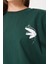 Owut Kadın Bisiklet Yaka Baskı Detaylı Oversize T-Shirt 5