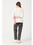 Owut Kadın Bisiklet Yaka Baskı Detaylı Oversize T-Shirt 4
