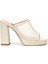 Nine West Belrose 4fx Krem Kadın Terlik 1