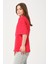 Owut Kadın Bisiklet Yaka Kedi Detay Baskılı Oversize T-Shirt 3