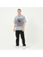 Erkek Baskı Detaylı Oversize T-Shirt 1