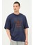 Owut Collection Erkek Baskı Detaylı Oversize T-Shirt 3