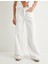 Düz Bol Paça Kot Pantolon Yüksek Bel Cepli Paçaları Kesik - Nora Longer Straight Jeans 3