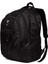 Erkek Siyah Dayanıklı Su Geçirmez Kumaş Fermuarlı Laptop Okul Spor ve Sırt Çantası (32X47CM) newpolo032 1