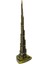 Dünyadan Hediyeler Vintage Metal Taşlı Burj Khalifa Biblo Antik Bronz 25 cm Burç Halife 4