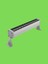 35 cm 12 Watt Yeşil Işık Wallwasher Duvar Boyama IP65 1