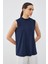 Ipek Örme Teva Kolsuz Iç Bluz Lacivert 1