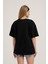 Basic Oversize Tişört Siyah 5