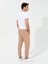 Erkek Bej Slim Fit Lastikli Paça Triko Pantolon 50260369-VR011 4