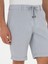 Erkek Açık Mavi Regular Fit Beli Bağcıklı Şort 50289150-VR003 5