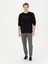 Erkek Gri Melanj New Slim Fit Eşofman Altı 50277826-VR086 1
