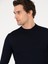 Erkek Lacivert Regular Fit Çeyrek Balıkçı Yaka Basic Triko Kazak 50257271-VR033 3