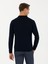 Erkek Lacivert Slim Fit Polo Yaka Basic Triko Kazak 50270169-VR033 5
