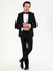Erkek Siyah Slim Fit Yelekli Smokin Damatlık 50267710-VR046 1